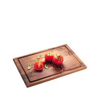 Planche à découper ENNO - Moyenne avec rainure à jus - Bois de Noyer Gefu