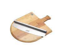 Planche à découper et servir à pizza avec couteau à bascule KitchenCraft