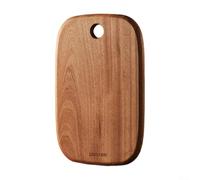 Planche à découper extra large en bois de santal avec rainure pour jus - Bloc de boucher épais pour la viande et les légumes de cuisine (24 x 36 x 2,2 cm)