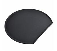 Planche à découper flexible en demi-cercle en TPU | Forme demi-cercle pliable, base antidérapante, facile à verser, léger for la préparation quotidienne.(Black,35x29x26.5cm)
