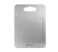 Planche à découper fonctionnelle multifonction en acier inoxydable Accessoire de cuisine pour les tâches à découper