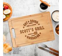 Planche à découper gravée sur mesure pour homme - Planche à découper personnalisée - Idéale pour papa, grand-père, mari, anniversaire, mariage, Noël ou pendaison de crémaillère