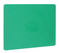 HENDI Planche à découper, HACCP, les deux côtés sont lisses et utilisables, minimise l'émoussement des couteaux, 450x300x(H)10mm, plastique LPDE, vert