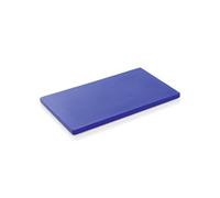 Planche à découper HACCP en Polyéthylène bleu L 600 mm l 400 mm H 20 mm