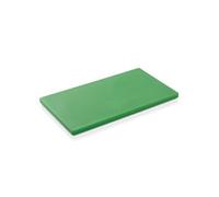 Planche à découper HACCP en Polyéthylène vert L 500 mm l 300 mm H 20 mm