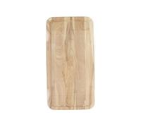 Fackelmann Planche à Découper avec Rainure en Bois 45 × 25 cm | Coupe nette et propre, Rainure périphérique, Bois massif, Grand format 45 x 25 cm, Planche rectangulaire