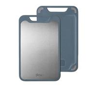 Planche à découper la viande - Planche à découper en acier inoxydable | Planche à découper multifonction pour briquettes | Planche à découper antidérapante pour légumes, fruits et viandes