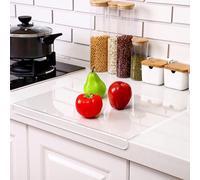 Planche à découper légère en acrylique avec rebord de comptoir, passe au lave-vaisselle, multi-usage, essentiel pour la préparation des aliments, protection du comptoir