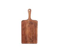 Planche à découper manche strié 55x25 cm Wild - Table Passion - Marron - Bois Marron G