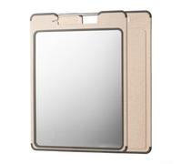 Planche à découper multifonction 4 en 1 en acier inoxydable double face avec presse-ail, paille à grains facile à nettoyer et acier inoxydable, jaune, 34,8 x 25 x 2,5 cm (ordinaire)