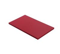 Planche à découper PEHD 500 Rouge 60x40x2 cm