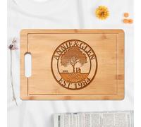 Planche à découper personnalisée, bloc de charcuterie gravé cadeau pour les couples, la famille ou les parents - Parfait pour un mariage, Noël, un anniversaire ou une pendaison de crémaillère