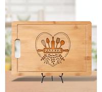 Planche à découper personnalisée gravée - Parfait pour mariage, anniversaire, pendaison de crémaillère ou anniversaire de mariage - Décoration de cuisine et cadeau pour vos proches