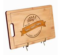 Planche à découper personnalisée Sweet Home - Planche à charcuterie personnalisée pour une nouvelle maison, une pendaison de crémaillère, une décoration de cuisine
