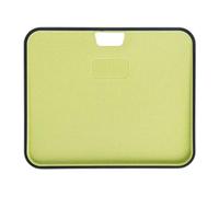 Planche à découper - Planche à découper double face de 13,39 pouces | Accessoires de cuisine en PP avec poignée de base antidérapante et zone de broyage - Planches multifonctions lavables au