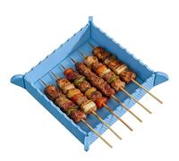 Planche à découper pliable | tapis à découper magnétique | plateau pliable en silicone réutilisable | pour cuisiner en plein air, camping, randonnée, voyage, pique-nique, barbecue, grillades