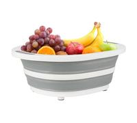 Planche à découper pour camping | Planche à découper pour légumes - Avec couvercle 9 L multifonction avec drainage pour laver le riz, les fruits, les légumes pour les cuisines de camping-car, les