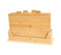 Planche à découper pour cuisine - Grand bac à jus, viande, poisson, légumes | Ensemble de planches à découper de cuisine sûres pour servir charcuterie, fromage, repas, comptoir, restaurant, appartement