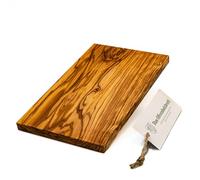 das Olivenholzbrett Planche à Découper pour Petit Déjeuner Rectangulaire en Bois D'Olivier - 25cm