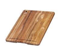 Planche à découper rectangulaire avec rigole