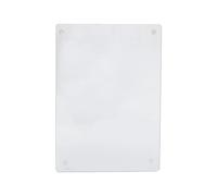 Planche à découper rectangulaire durable en acrylique transparent pour découper et gratter Outil de cuisine