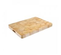 Planche à découper rectangulaire (L)610 x (P)455 x (H)45 mm en bois d'hévéa