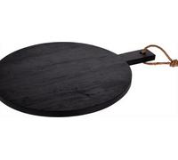 Planche à Découper Ronde en Bois d'Hévéa