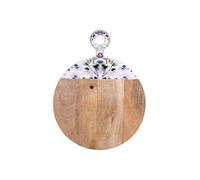 Planche à découper ronde Garden en manguier 30,5 cm - - Marron - Bois De Manguier