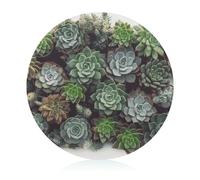 Planche à découper ronde pour plantes succulentes facile à nettoyer, planches à découper pour cuisine de grande taille 7,9, planches à découper essentielles de cuisine pratiques pour la viande et les