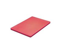 Planche à découper rouge 450 x 350 x 20 mm basse densité Hygiplas
