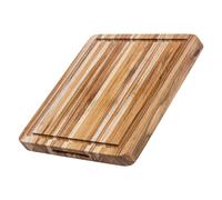 Planche à découper TRADITION en teck avec rigole PM ep 3,8 cm M 41 x 31 cm