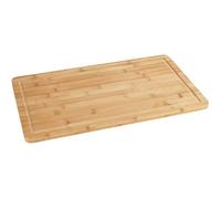 Planche à découper - WENKO - Bambou - 30 x 52 cm - 3-en-1 - Marron