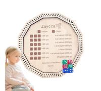 Planche à dés, plateau de jeu de dés | En bois classique, portable, amusant, accessoire de fête pour la famille, les adultes, les femmes, les hommes, la maison, les voyages