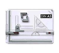 Planche à dessin A3 - Table à dessin professionnelle avec triangle coulissant et carré en T pour ingénieurs et étudiants en design