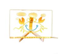 Planche à dessin LED à faire soi-même pour enfants avec matériaux d'artisanat en acrylique, fournit une lumière pour l'écriture créative, la pratique du dessin et l'apprentissage interactif (30 x 20