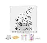Planche à dessin lumineuse pour - Tapis d'écriture à brancher USB, tableau à message LED effaçable avec marqueurs - pour garçons et filles, école, salon, maison et lieu de travail