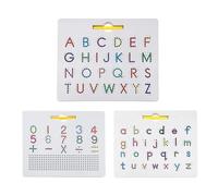 Planche à dessin magnétique Alphabet - Tablette à perles magnétiques double face 2 en 1 | Tableau de traçage de lettres magnétiques pour la pratique ďe l'écriture | Jouet interactif d'apprentissage đe
