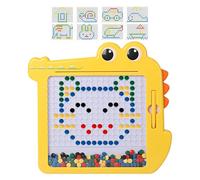 Planche À Dessin Magnétique - Conception De Tampons De Perles À Points Colorés, D'écriture Effaçable Réutilisable, Jouet D'activité D'éducation Préscolaire, Cadre En Plastique Durable, Outil D