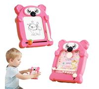 Planche à dessin magnétique pour , planche à dessin magnétique portable, jouet de voyage pour activités d'apprentissage préscolaire, jeu double face, bloc de