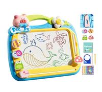 Planche à Dessin magnétique pour - Planche à Dessin magnétique pour Tout-Petits - Bloc de Croquis magnétique de Dessin animé - Art éducatif, Jouet Multifonction d'apprentissage