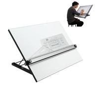 Planche à dessin multi-angles, dessin architectural, croquis, dessin, peinture avec règle et barre de mouvement parallèle, surface stratifiée portable pour artistes, designers, étudiants