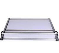 Planche à dessin Portable A2 avec Angle réglable et bandes en acier inoxydable for architectes et artistes 1 pièces(60x70CM)