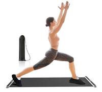 Planche à disques d'entraînement - Tapis d'exercice coulissant 180 x 50 cm, planche d'entraînement physique, patin coulissant | Planche d'entraînement de résistance