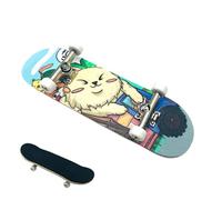 Planche à doigts pour skateboard - Mini skateboards en bois - Jouet à doigts - Petite planche à bascule - Skateboard à doigts pour le développement des capacités créatives, des exercices d'adresse