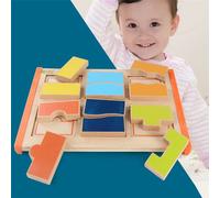 Planche à fractions en bois pour enfants, développement mathématique, Intelligence, apprentissage et éducation, Puzzle, jouet bébé, apprentissage précoce