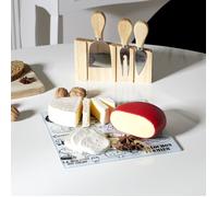 PLANCHE A FROMAGE AVEC 3 USTENSILES AIMANTES