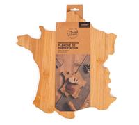 HOME DECO FACTORY Planche à fromages Forme France en bambou Marron