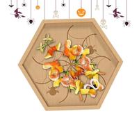 Planche à fromage en bois pour Halloween | Plateau de service pour fête de fin d'œuvre pour fête de fin d'année, table de bureau à la maison, Halloween, fête