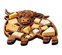 Planche à Fromage - Plateau En Bois En Forme De Pour Présentation De La Nourriture,Table De Service | Pique-nique En Plein Air Rassemblement Familial Célébration D'anniversaire Dégustation De Vin