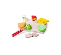 Bigjigs Toys Ensemble Planche à Fromages en Bois | Jouet de Nourriture | Jeu de Cuisine | Jeu d'Imitation